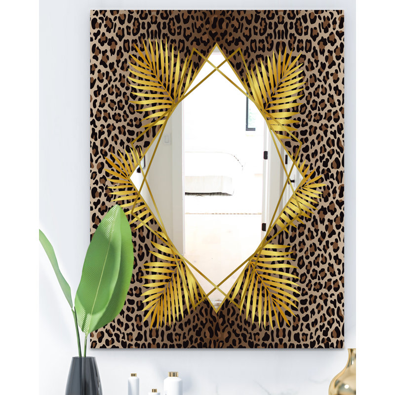 Miroir mural Leopard 5, H 24 po x l 32 po