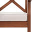 Chaise de patio d'extérieur en eucalyptus
