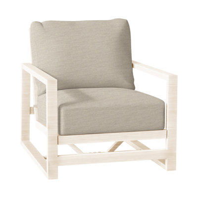 Avondale Aluminum Lounge Chair - Chalk