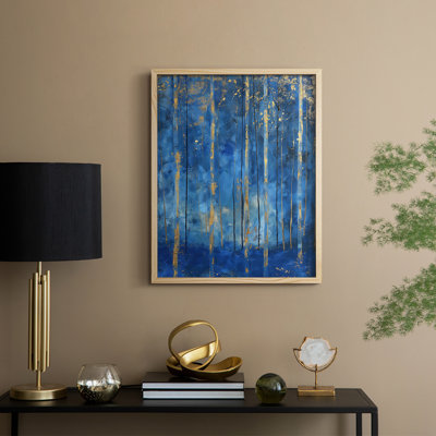 Reproduction encadrée ABSTRACT Series XVIII - bois massif