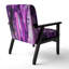 Coloré peinture abstraite Strokes II - Chaise d'appoint rembourrée et fauteuil moderne-818270996-825318766