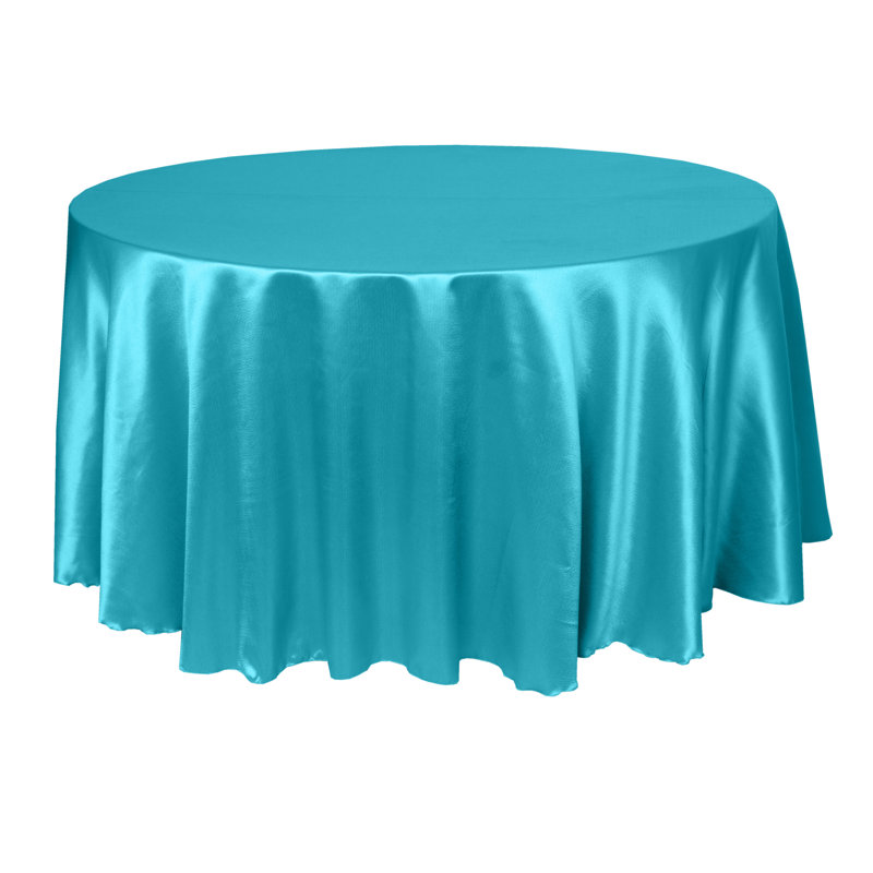 Ultimate Textile -5 Pack- Herringbone - Fandango 126-Inch Round Tablecloth, Lime Green, Teal, 1, 126" Round