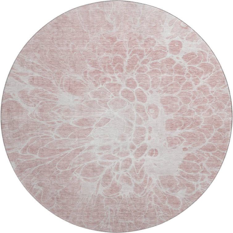 Premium Machine Washable Arnette Pink Rug