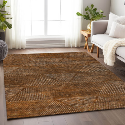 Tapis terre cuite lavable à la machine Premium Prisco