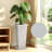 24'' H Rectangular Tall Planter with Tray (Set of 2) for Indoor/Outdoor Use-413667328