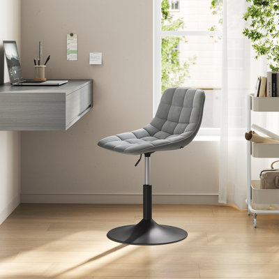 Tarquin Swivel Upholstered Adjustable Height Counter Stool