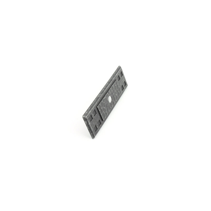 Vibra Pewter Knob Backplate