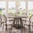 47" Round Farmhouse Dining Table  Table For 4 Cross Base-380126099