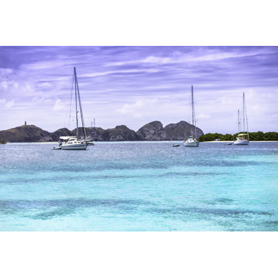 Luxury Yachts - Wrapped Canvas Print