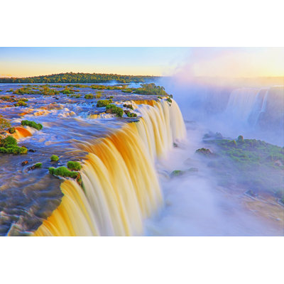 Impressive Iguacu Falls by Agustavop - Wrapped Canvas Print