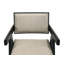 Ensemble de chaises et console à accoudoirs noirs l 21 po avec piédestal 3 pièces