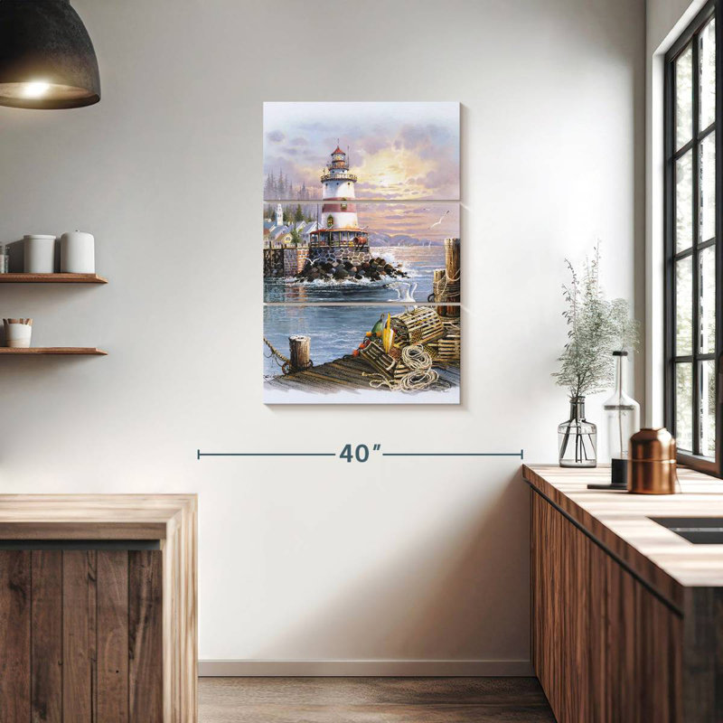 Spring Lighthouse III, 38" H x 24" W