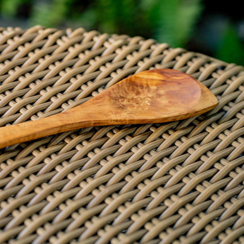 Cuillère de service en bois d'olivier Edge