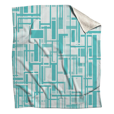 Couvertures rectangulaires bleues