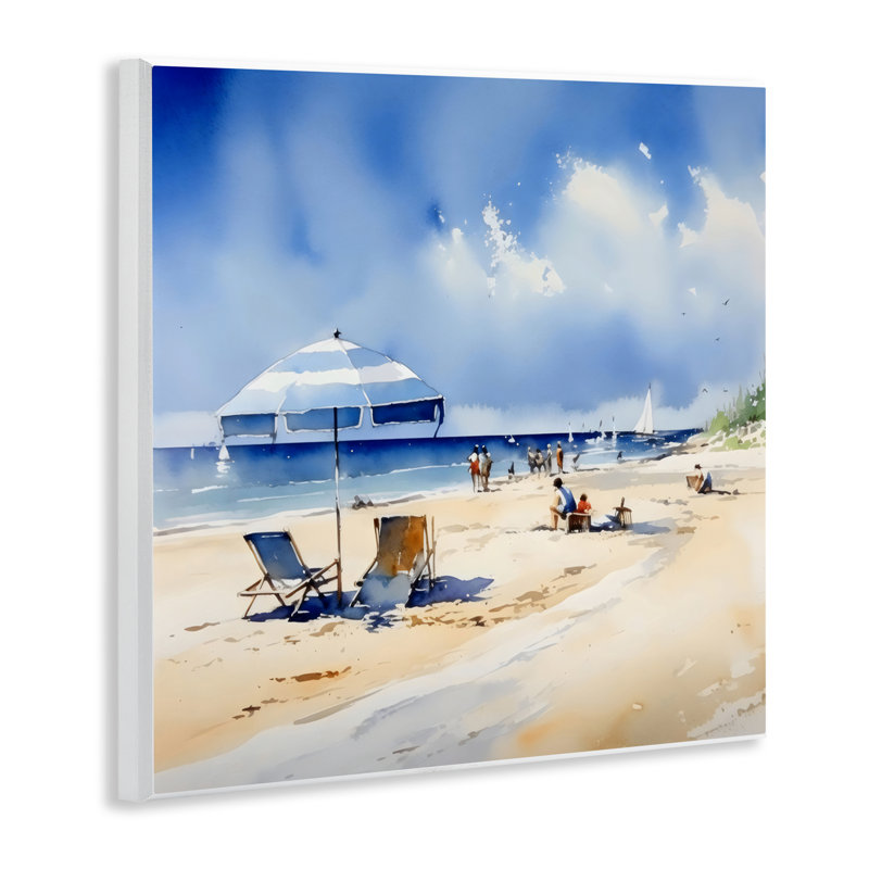 Stay A While Beach Outing Wall Plaque, design by LSR Design Studio