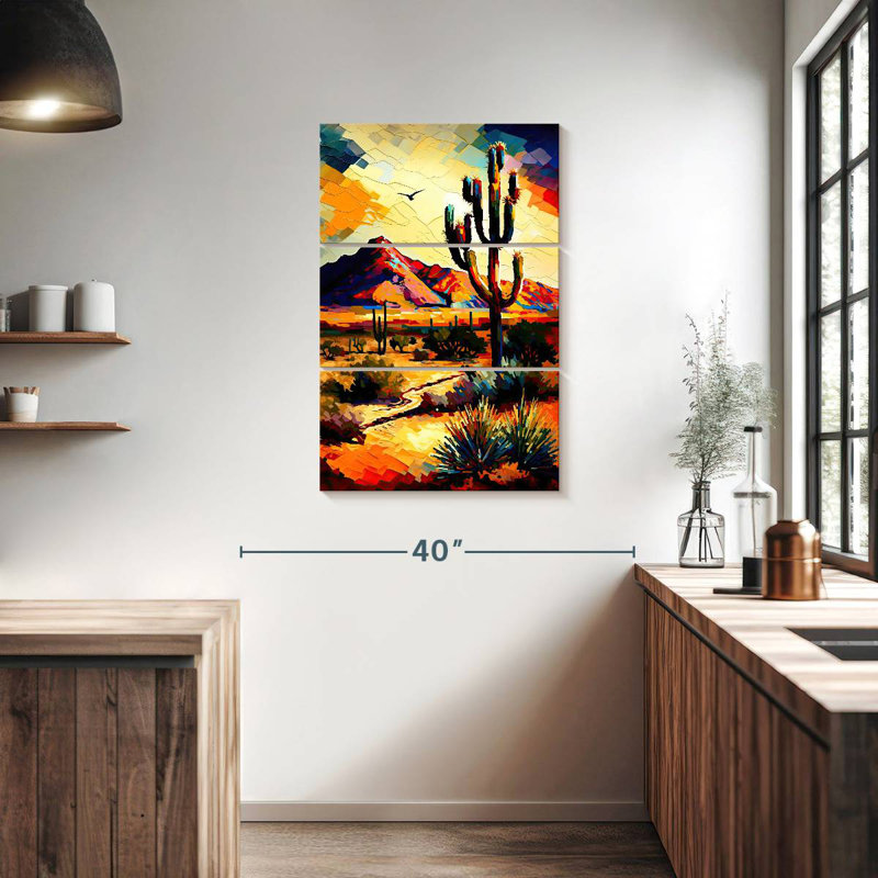Alvord Sonoran Desert AZ III, H 38 po x l 24 po