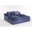 Fauteuils inclinables en velours côtelé peu encombrants, conception moderne pour la détente à la maison-1841379765