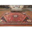 Tapis oriental à motif végétal à teinture végétale 8 x 10