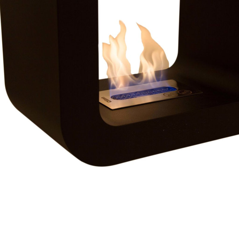 Qlima Ethanol Fireplace Square 42x23x42 cm