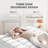 Queen Mattress Topper, 1000GSM Ultra Thick Grey Mattress Pad, Soft & Supportive Pillow Top, 8-21 Inch Deep Pocket, Firm Bed Topper for Cooling, Hypoallergenic Mattress Protector-489685620-489685626-489685623