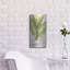Art mural luxueux en métal «Tropical Planter 2» par Albena Hristova, 12 po x 24 po