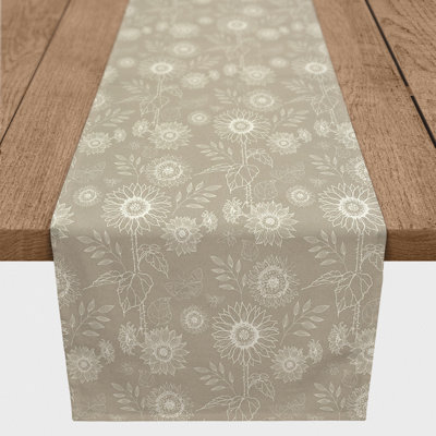 Rectangular Floral Table Runner