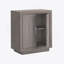 Armoire de rangement, finition gris moyen
