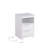 Nightstand With Charging Station, End Table With 2 Drawers-1934414825