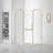 42'' W x 74.25'' H Hinged Frameless Shower Door-83967805