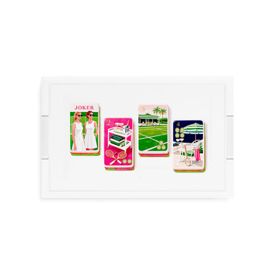 Mahjong Acrylic Decorative Tray