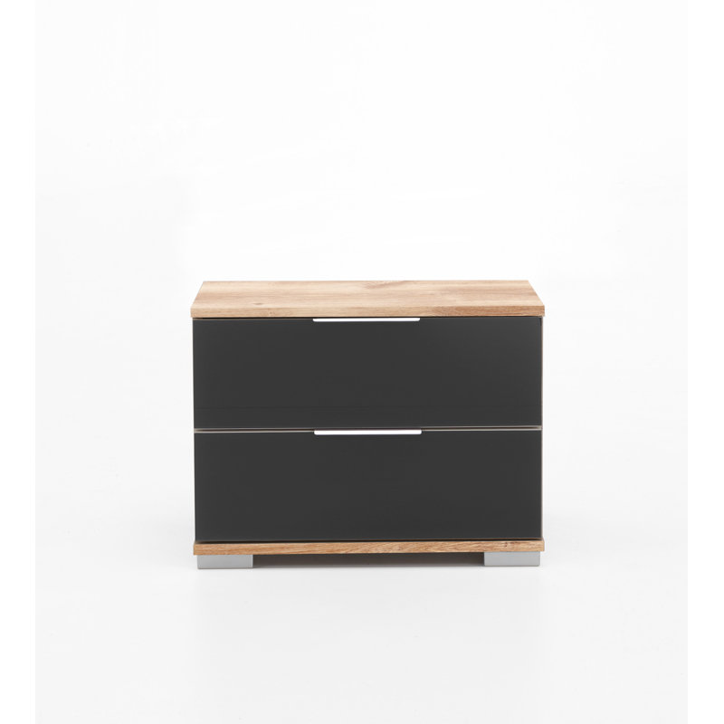 Aeryn 52cm W Manufactured Wood Bedside Table