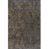 Rapture Geometric Cotton Charcoal Gray/Mink Brown Area Rug
