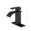 Robinet de lavabo pour salle de bain à poignée simple Waterfall Spout-126247142