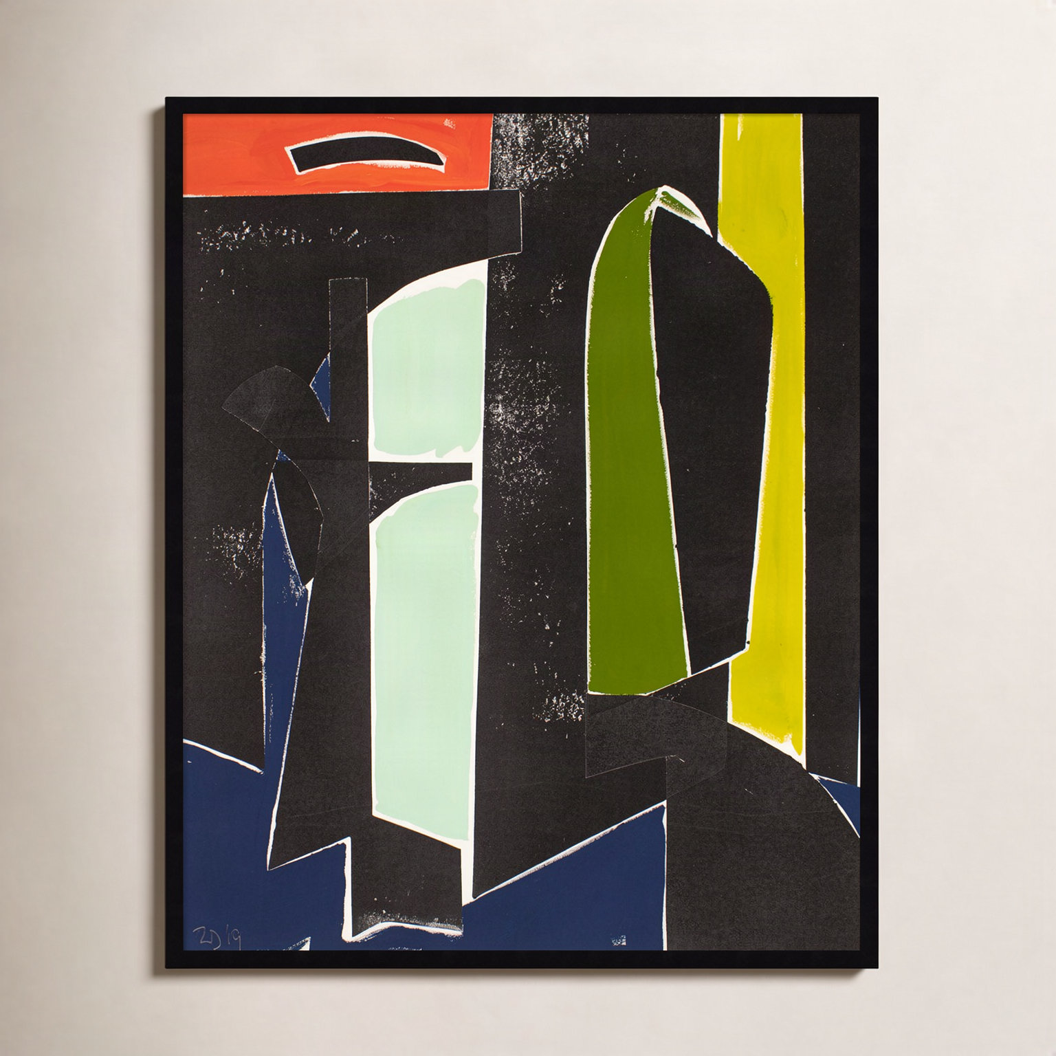Solano "Spanish Arches" Print by Rob Delamater, 41" H x 33" W, Black