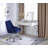 Jaiswal Contemporary 44"L Rectangular Vanity Desk with Mirror and USB-824858257