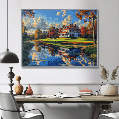 Automne Country Club Charm I - salon d'art mural Country Country