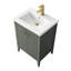 Ensemble de meuble-lavabo sur pied lavabo simple 24 po avec plateau en céramique blanche-105208969-105208973-119711649