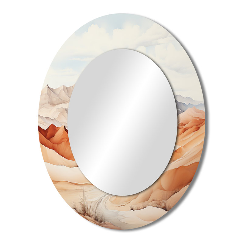 Miroir mural Saharas Desert Silence, 43 po x 33 po