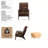 25'' Wide Transitional Traditional Upholstered Accent Chair-768257582