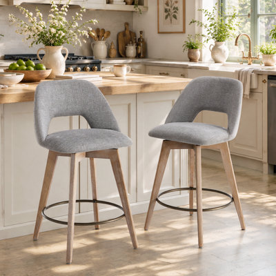 Tabouret de comptoir pivotant 26,8 po Wylee