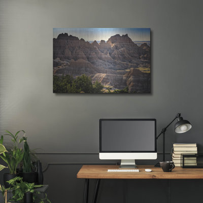 Badlands Vii' by Rick Berk Metal Wall Art
