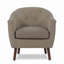 Chaise d'appoint rembourrée en tissu-438042733