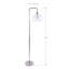 Lampe sur pied arquée 62 po Holtz