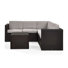 Alante Wicker 5 - Person Modular Patio Conversation Set with Cushions