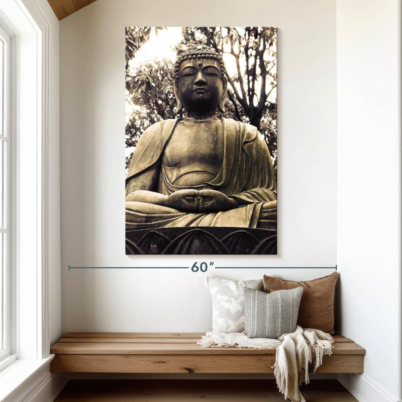 Adella Japanese Buddha Statue I, 51" H x 34" W
