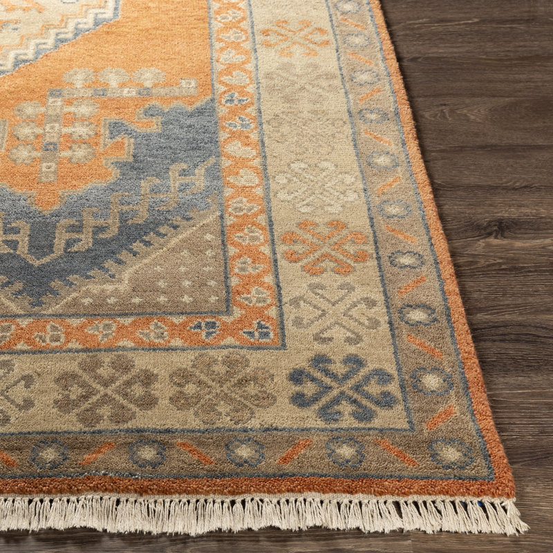 Leung Wool Oriental Indoor Rug, Rectangle 2' x 3'