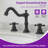 2-handle Bathroom Faucet with Drain Assembly-106069721