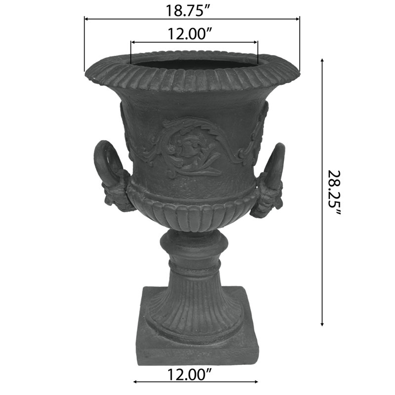 JARDINIER MGO GARDEN, Antique Grey