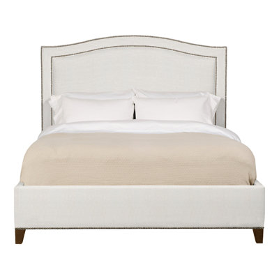 Caroline/Casey Queen Upholstered Low Profile Panel Bed