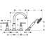 Montreux Tub Filler with Diverter-47571217